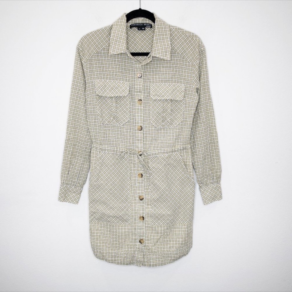 Veronica Beard Alyse Shirt Dress Sz XS - Picture 4 of 6